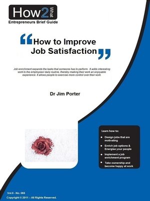 cover image of How to Improve Job Satisfaction
